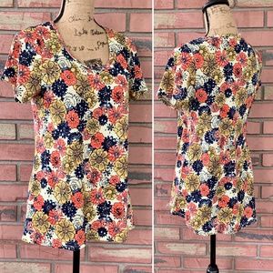 Lularoe Classic Tee Spring Floral Small